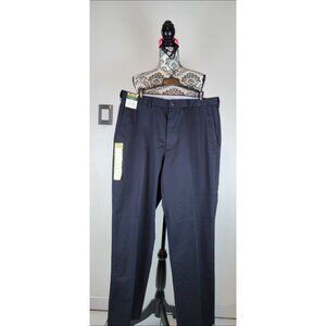 Men's Haggar Wrinkle Free Performance Khaki Straight Fit Pants- Black 36 x 32